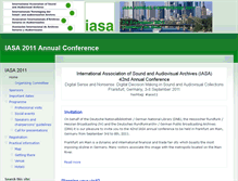 Tablet Screenshot of 2011.iasa-web.org